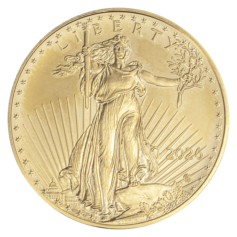 Amerykański Orzeł 1 oz – Złota moneta bulionowa American Gold Eagle (Rocznik 2026)