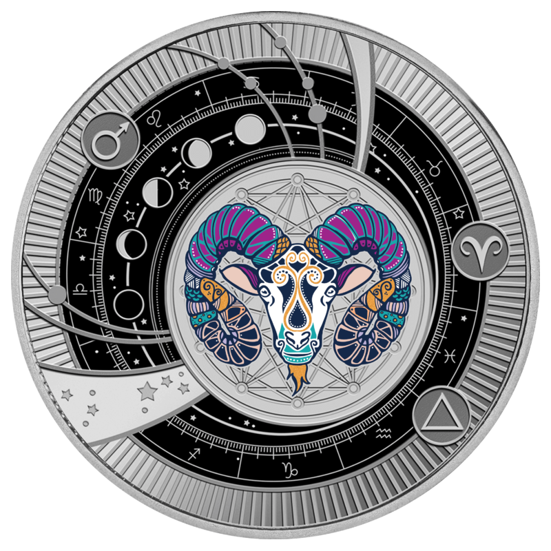 Baran, 500 franków CFA, Seria: Znaki Zodiaku