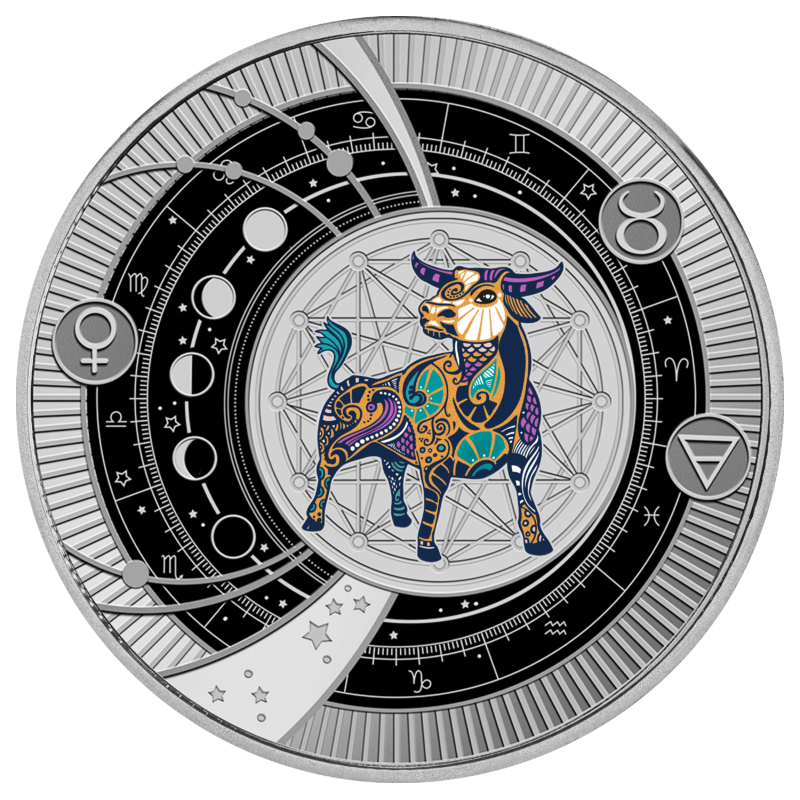 Byk, 500 franków CFA, Seria: Znaki Zodiaku