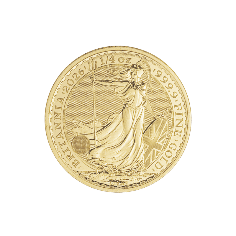 Britannia 1/4 oz – Złota moneta bulionowa